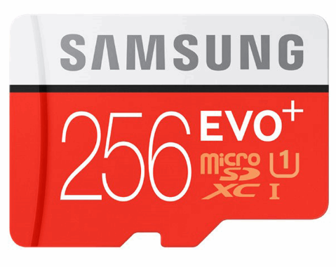 کارت حافظه microSDXC سامسونگ مدل Evo Plus کلاس 10 استاندارد UHS-I U1 سرعت 80MBps همراه با آداپتور SD ظرفیت 256 گیگابایت