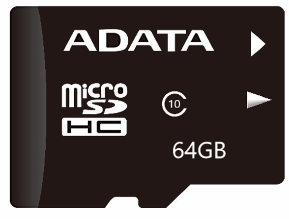 کارت حافظه microSDHC ای دیتا مدل premier کلاس 10 استاندارد UHS-I U1 سرعت 50MBps همراه با آداپتور SD ظرفیت 64 گیگابایت