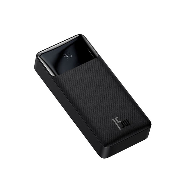 پاوربانک باسئوس مدل Bipow Digital Display PPDML-J ظرفیت 20000 میلی آمپر ساعت با توان 15 وات