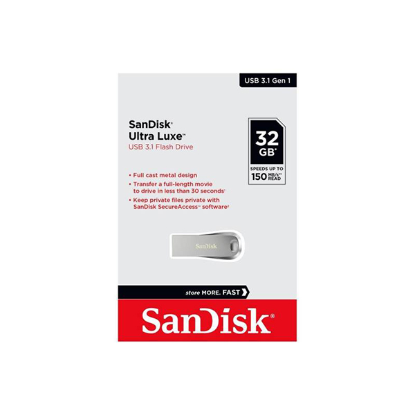 فلش مموری سن دیسک مدل Ultra Luxe ظرفیت 32 گیگابایت