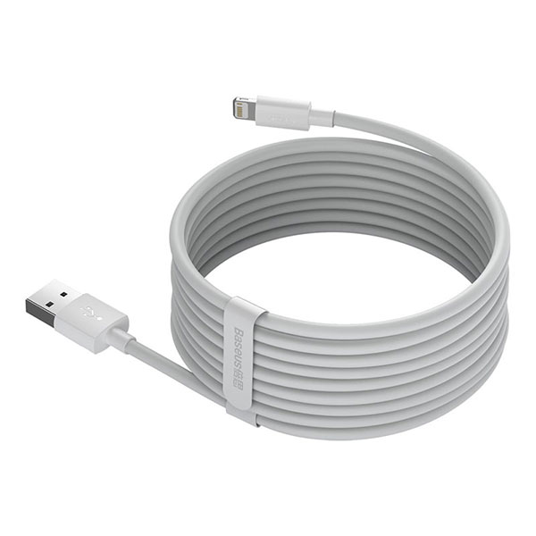 پک دوتایی کابل تبدیل USB به لایتنینگ باسئوس مدل طول 1.5 متر TZCALZJ-02