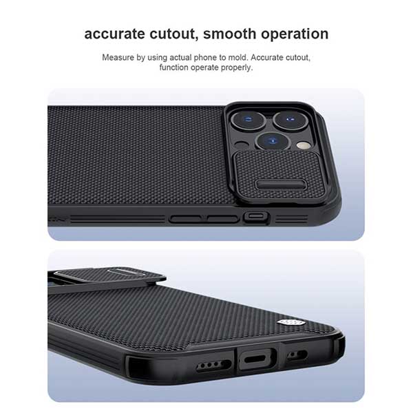 قاب نیلکین مدل Textured Case Proمناسب برای Apple iPhone 13 Pro