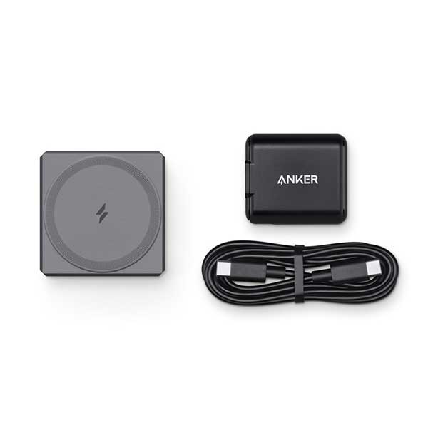 شارژر وایرلس مگ سیف 3 در 1 انکر Anker 3-in-1 Cube with MagSafe Y1811