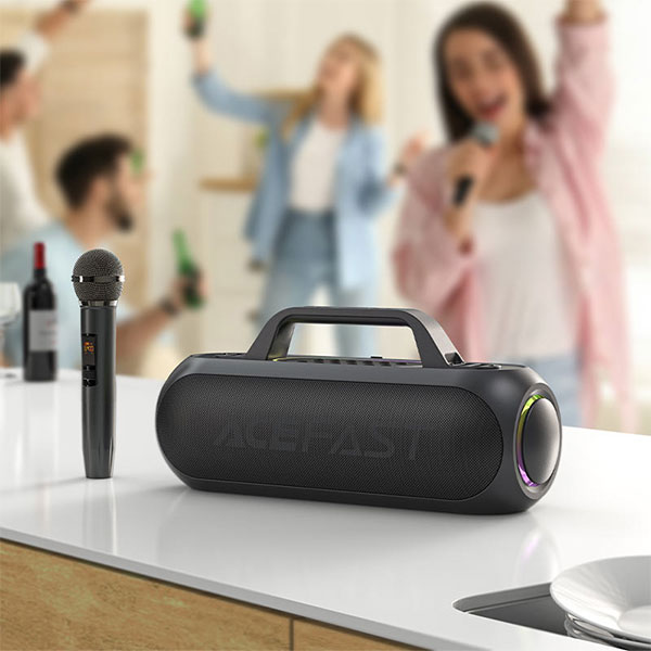 اسپیکر ایس فست مدل Speaker K1 Party (به همراه دو عدد میکروفون)