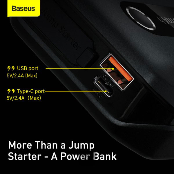 جامپ استارتر خودرو بیسوس Super Energy Air Car 10000mAh