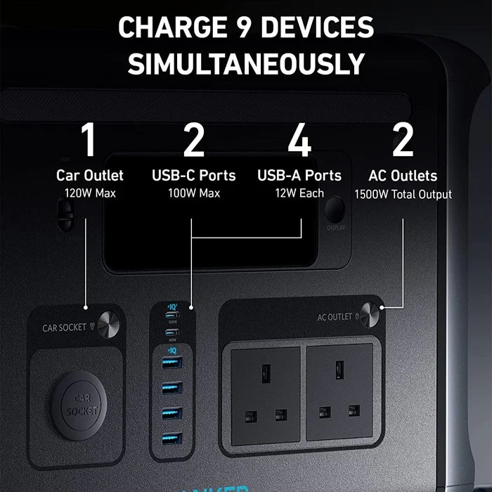 پاوراستیشن 1500واتی انکر 757Portable power station