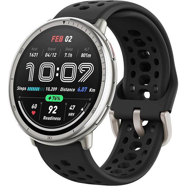 ساعت هوشمند امیزفیت مدل Active 2 Round با بند سیلیکونی