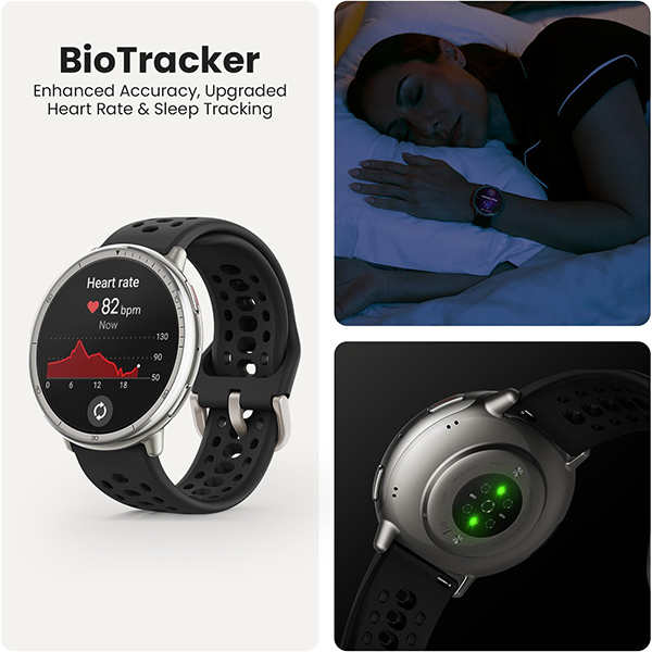 ساعت هوشمند امیزفیت مدل Active 2 Round با بند سیلیکونی