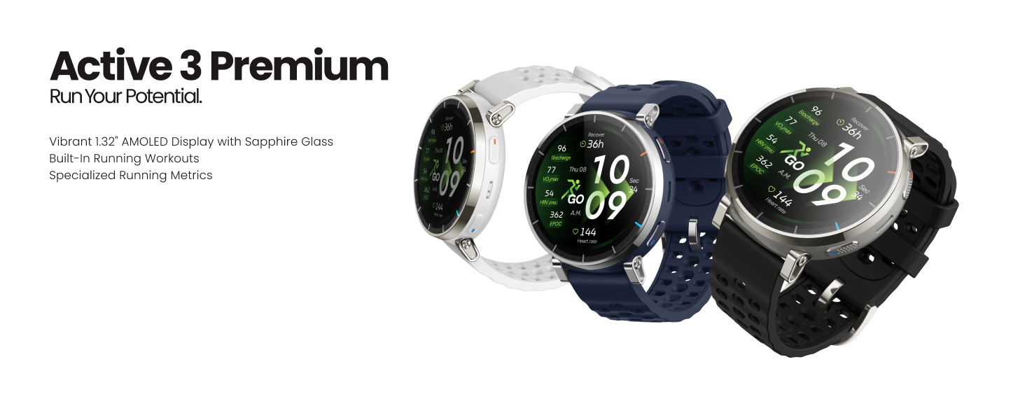 ساعت هوشمند امیزفیت مدل Active 3 premium