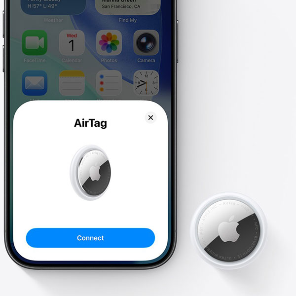 تگ ردیاب هوشمند اپل مدل Apple AirTag 2nd gen