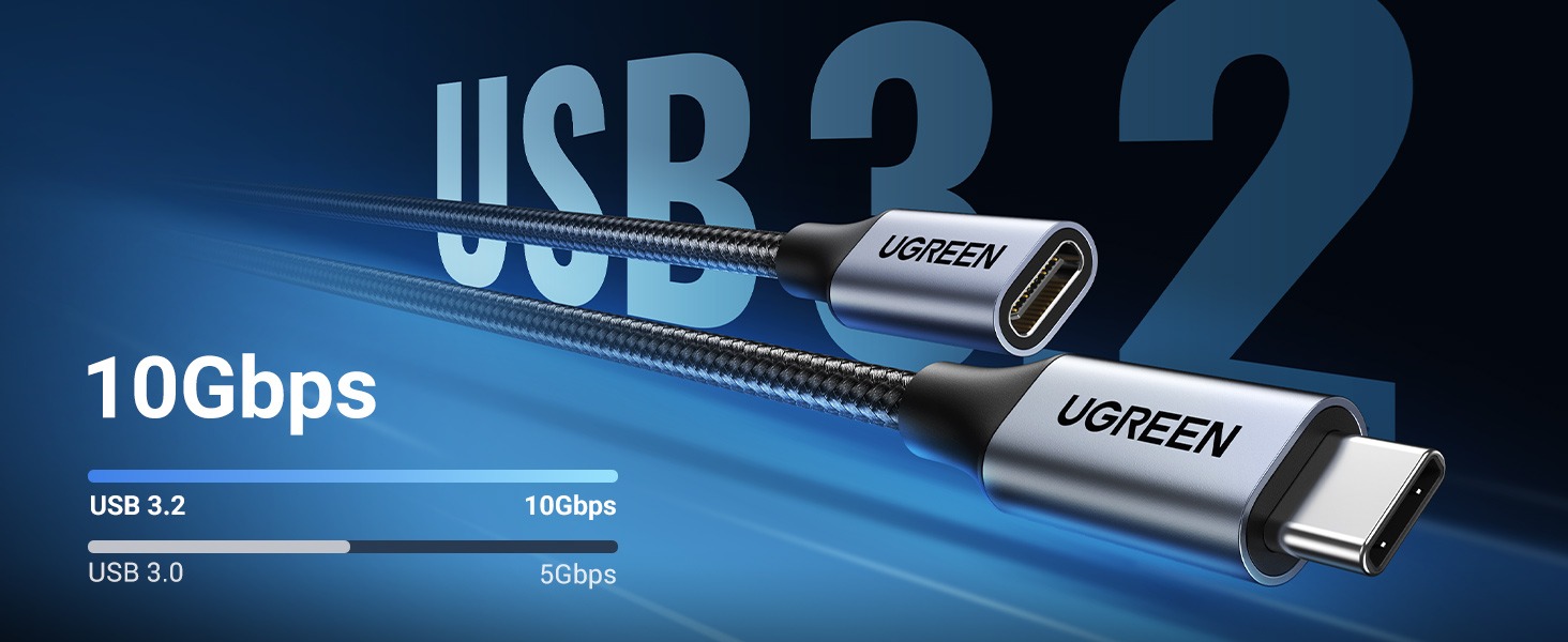 کابل افزایش طول USB-C یوگرین مدل US372