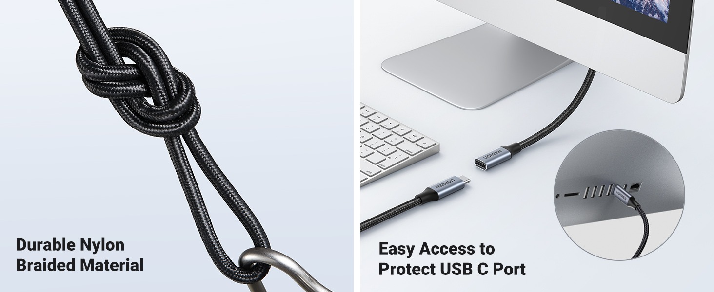 کابل افزایش طول USB-C یوگرین مدل US372